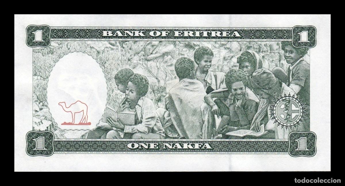 Billetes extranjeros: Eritrea 1 Nakfa 1997 Pick 1 Sc Unc - Foto 2