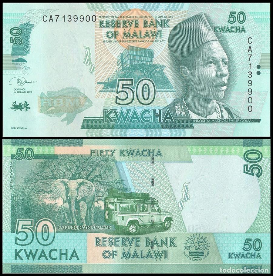 Billetes extranjeros: MALAWI - 50 KWACHA DE 2020 - SIN CIRCULAR - Foto 1