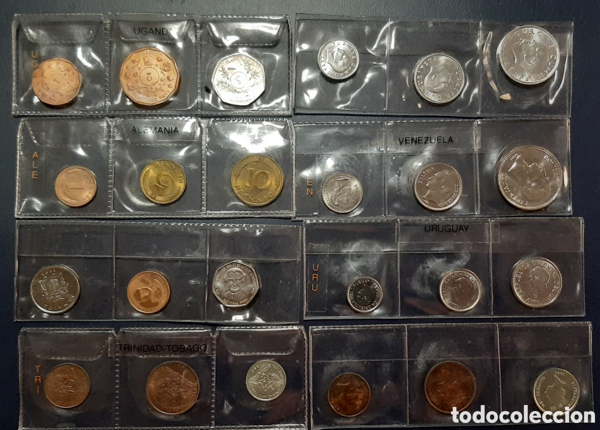 Billetes extranjeros: 400 MONEDAS EXRANJERAS DIFERENTES SIN CIRCULAR Y CIRCULADAS. - Foto 6