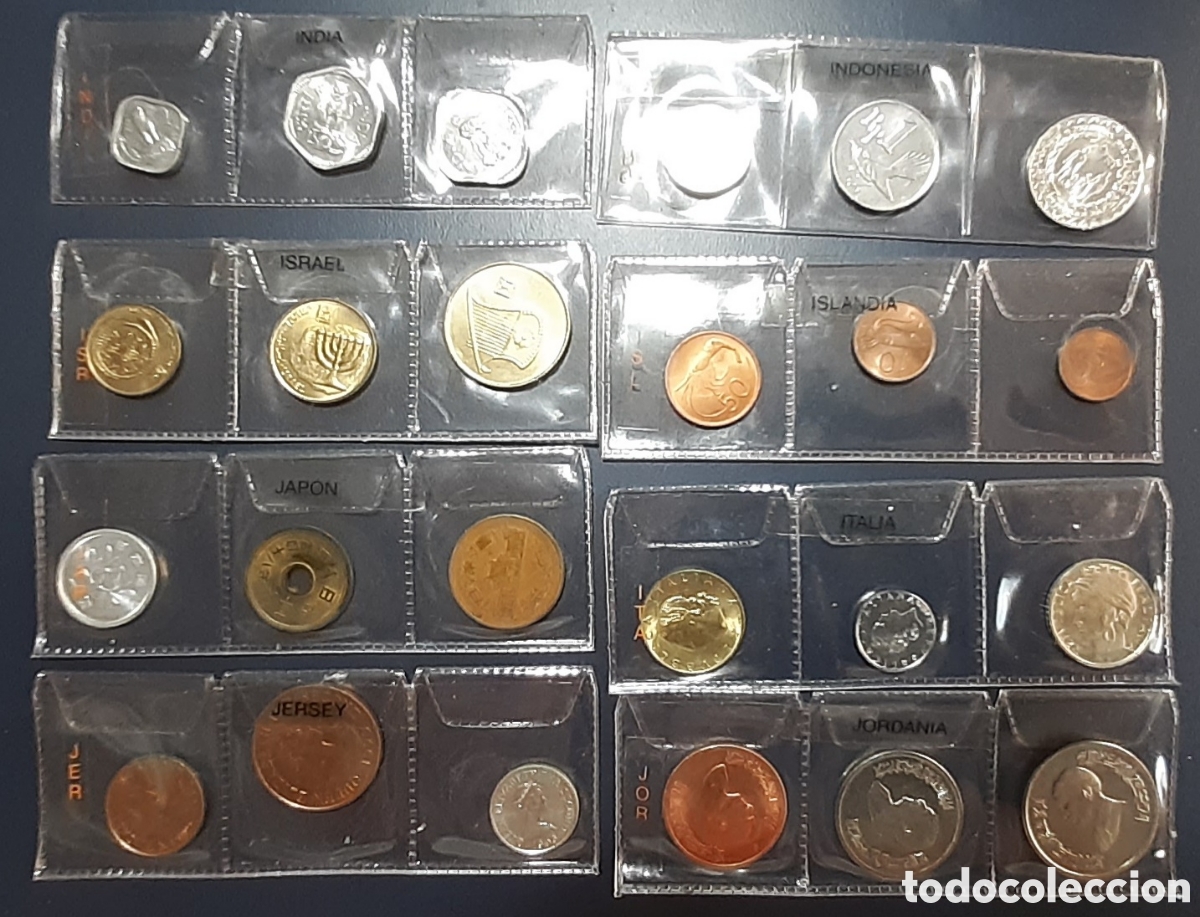 Billetes extranjeros: 400 MONEDAS EXRANJERAS DIFERENTES SIN CIRCULAR Y CIRCULADAS. - Foto 5
