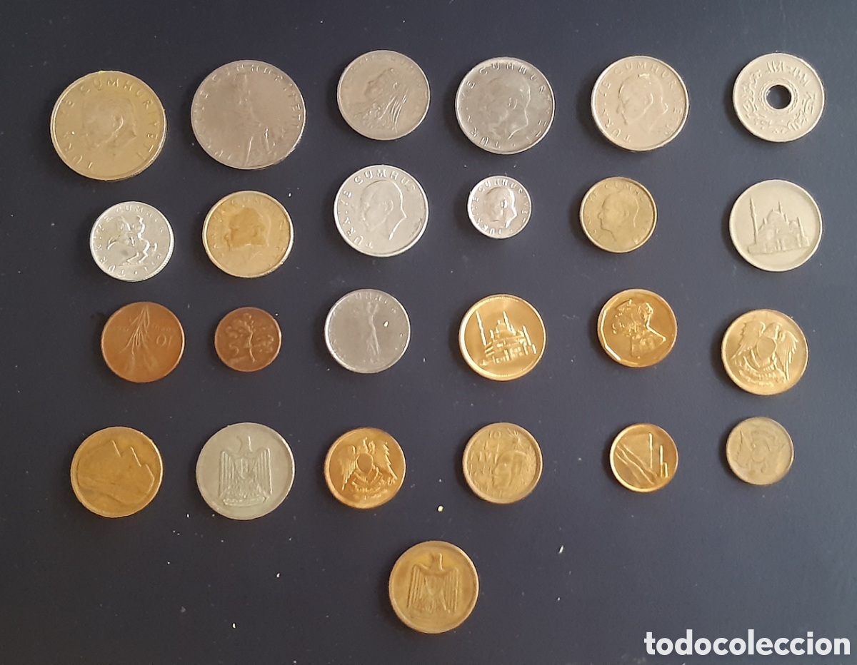 Billetes extranjeros: 400 MONEDAS EXRANJERAS DIFERENTES SIN CIRCULAR Y CIRCULADAS. - Foto 9