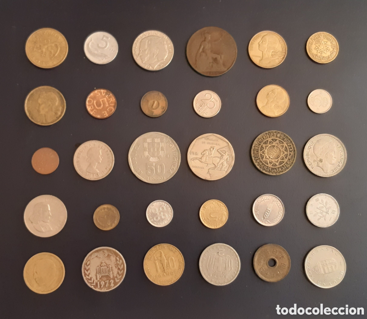 Billetes extranjeros: 400 MONEDAS EXRANJERAS DIFERENTES SIN CIRCULAR Y CIRCULADAS. - Foto 11