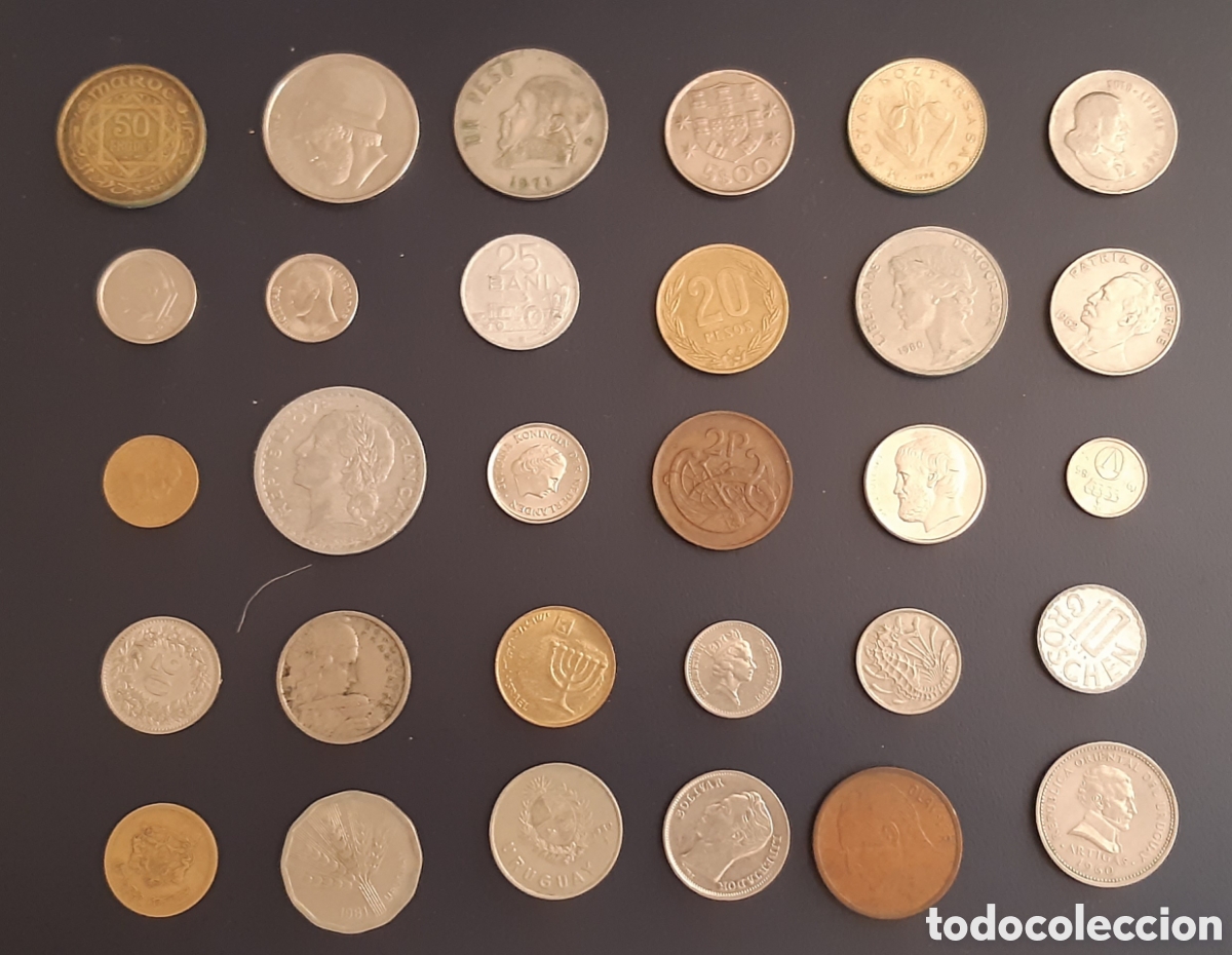 Billetes extranjeros: 400 MONEDAS EXRANJERAS DIFERENTES SIN CIRCULAR Y CIRCULADAS. - Foto 12
