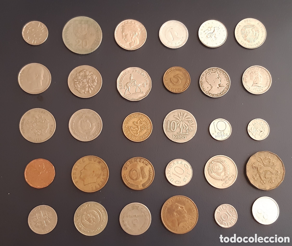 Billetes extranjeros: 400 MONEDAS EXRANJERAS DIFERENTES SIN CIRCULAR Y CIRCULADAS. - Foto 14
