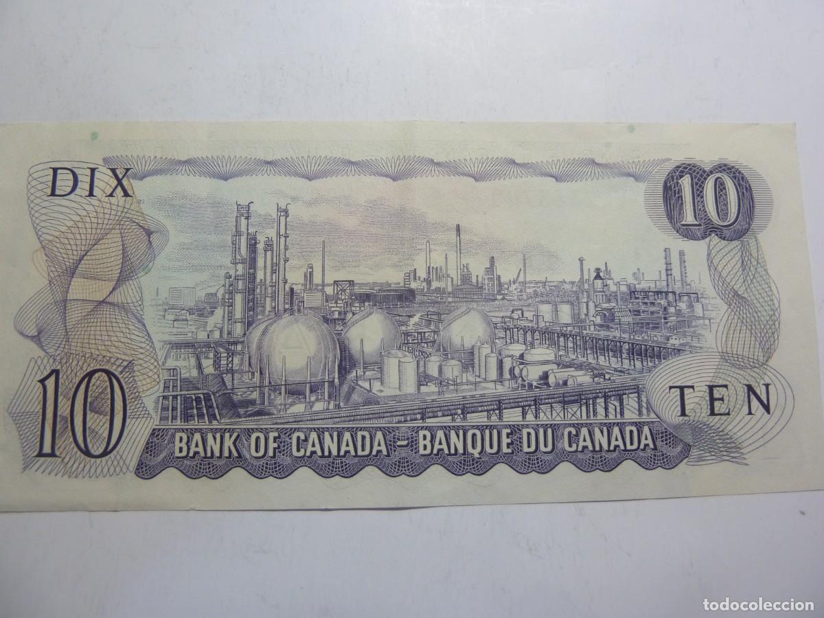 Billetes extranjeros: CANADA 10 DOLLAR 1971 USADO B/C - Foto 2