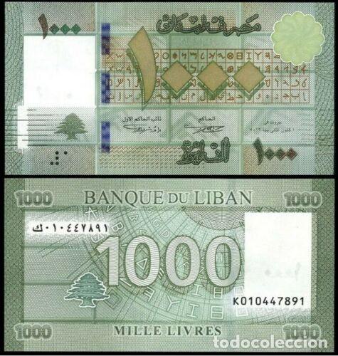 Billetes extranjeros: LIBANO - 1000 LIVRES DE 2016 - SIN CIRCULAR - Pick-90c - Foto 1