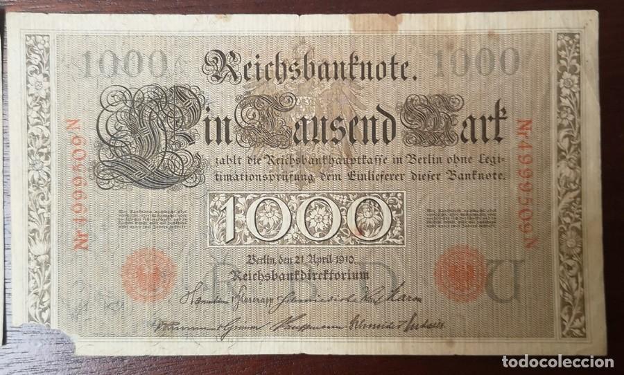 Billetes extranjeros: Lote 6 Billetes Alem&aacute;n - Foto 2