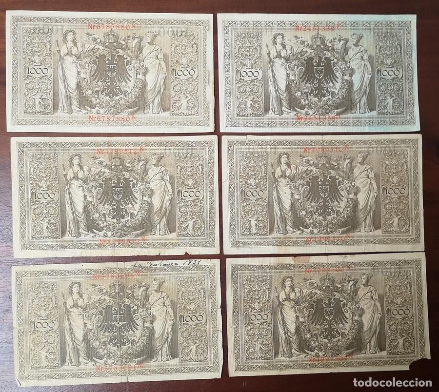 Billetes extranjeros: Lote 6 Billetes Alem&aacute;n - Foto 5