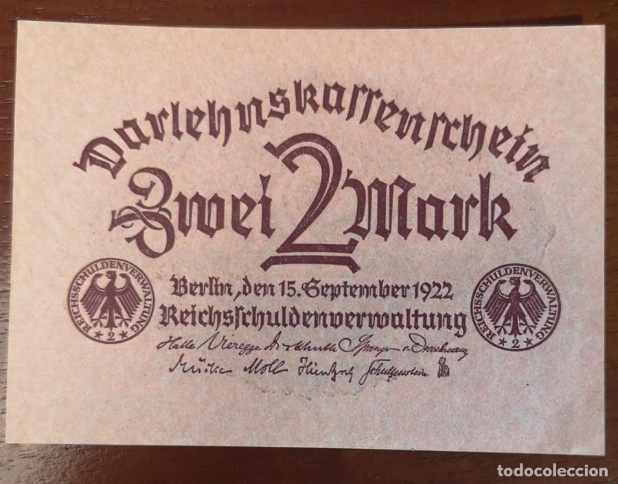 Billetes extranjeros: lote de 4 billetes de la Rep&uacute;blica de Weimar - Foto 4