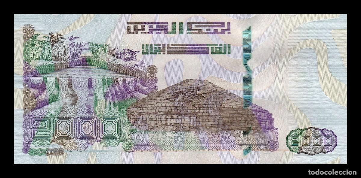 Billetes extranjeros: Argelia 2000 Dinars Conmemorativo 2020 Pick 147a Sc Unc - Foto 2