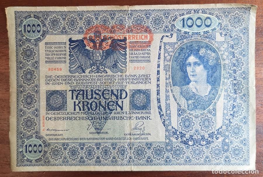 Billetes extranjeros: Dos Billetes del Imperio Austroh&uacute;ngaro - Foto 3