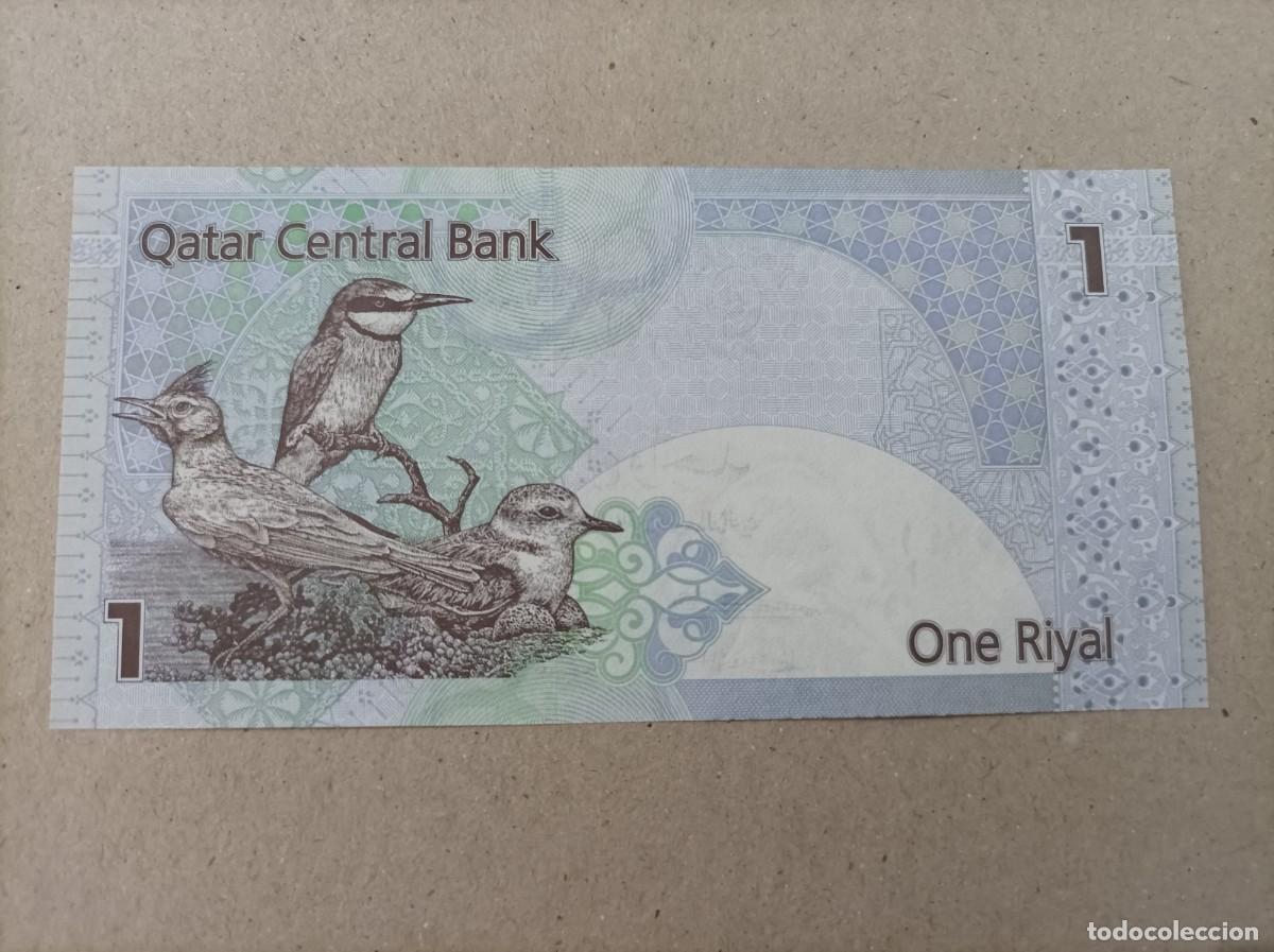 Billetes extranjeros: Billete de Qatar de 1 riyal, a&ntilde;o 2008, UNC - Foto 1