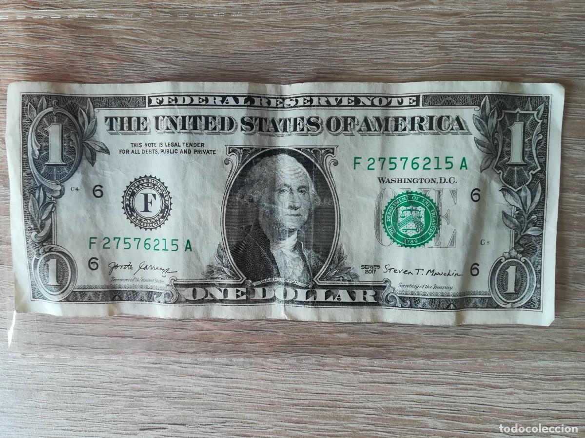 Billets internationaux: BILLETE 1 DOLAR USA - UNITED STATES OF AMERICA - F - ATLANTA - SERIES A&Ntilde;O 2017.