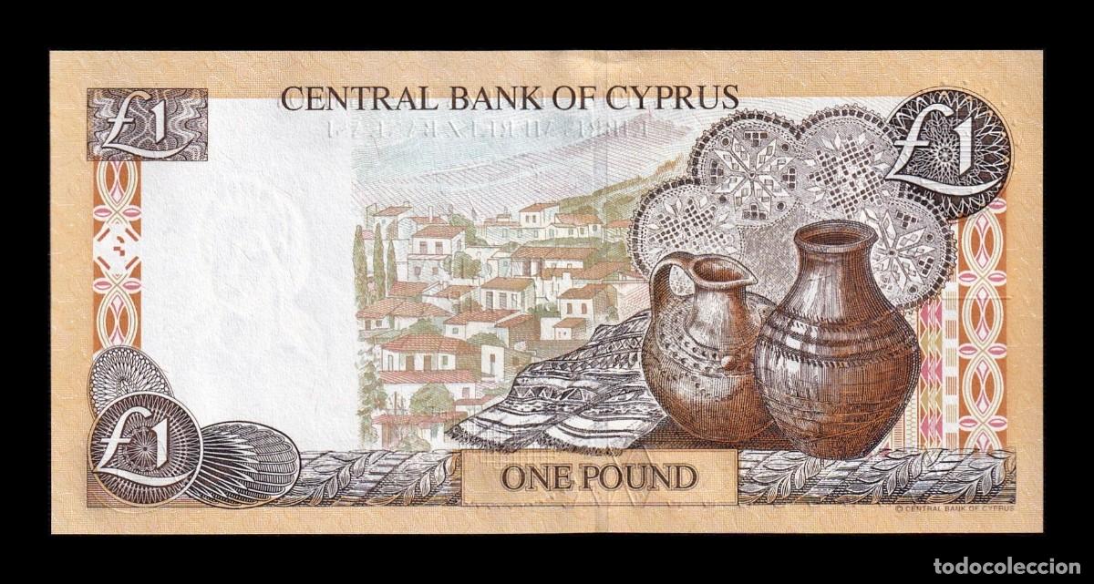 Billetes extranjeros: Chipre 1 Libra 1997 Pick 60a Sc Unc - Foto 2