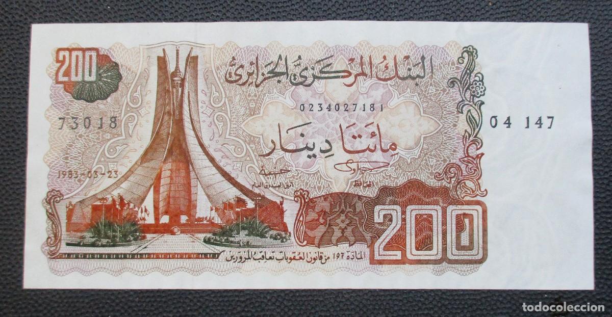 Billetes extranjeros: ALGERIA - 200 DINARS 1983 - EBC - - Foto 1