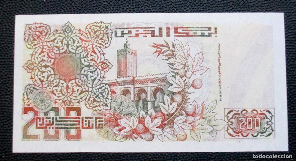Billetes extranjeros: ALGERIA - 200 DINARS 1992 - SIN CIRCULAR - - Foto 2