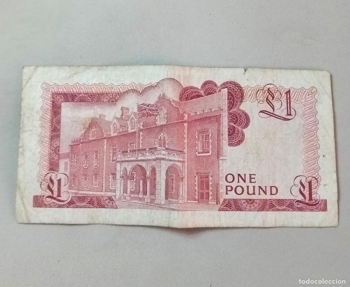 Billetes extranjeros: BILLETE ONE POUND DE GIBRALTAR - 1983 - Foto 2