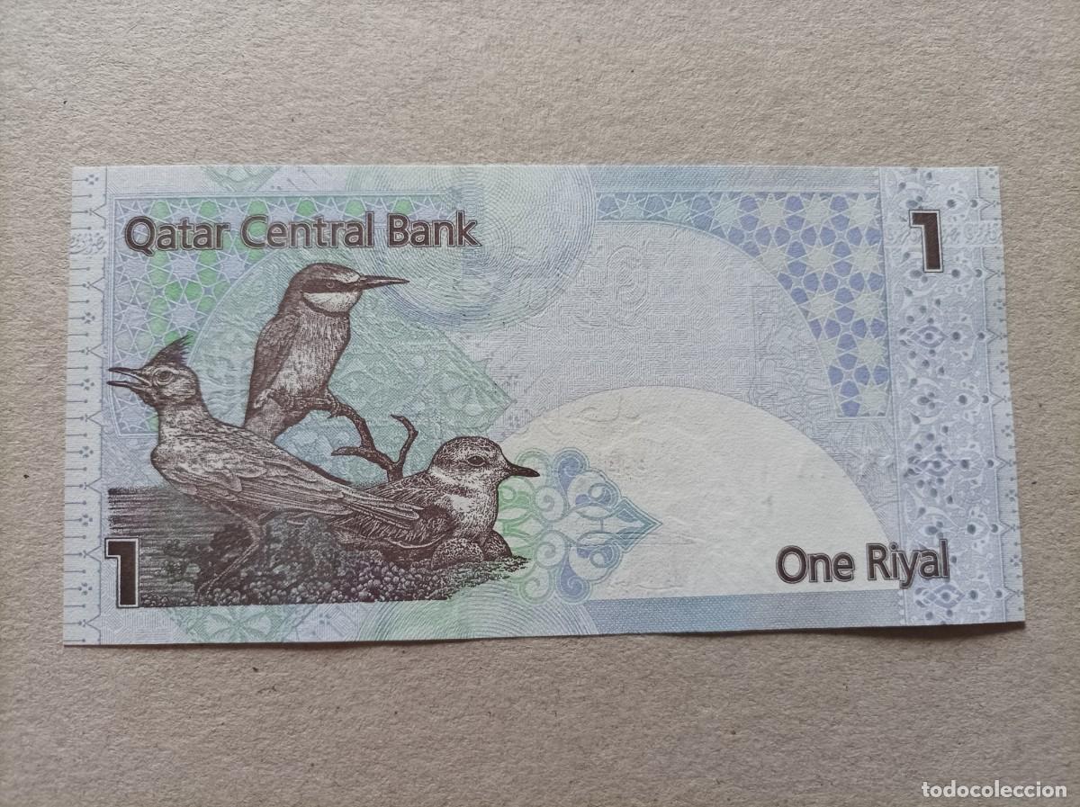 Billetes extranjeros: Billete de Qatar de 1 riyal, a&ntilde;o 2008, UNC - Foto 2