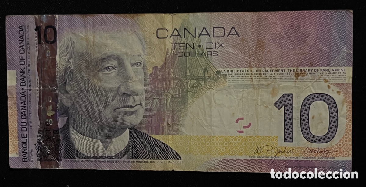 Billetes extranjeros: BILLETE 10 DOLLARS, CANADA - 2005 - Foto 1