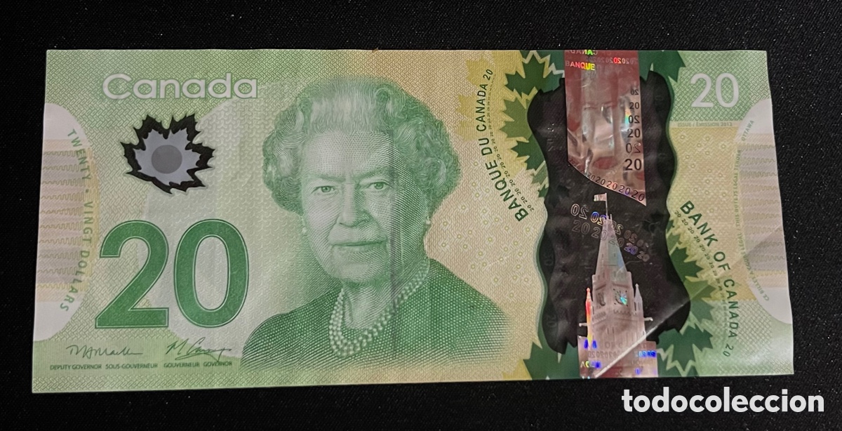 Billetes extranjeros: BILLETE 20 DOLLARS - CANADA - 2012 - - Foto 1