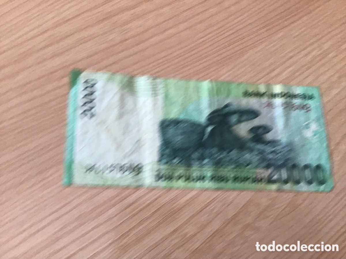 Billetes extranjeros: Billete de 20000 rupias de indonesia - Foto 2