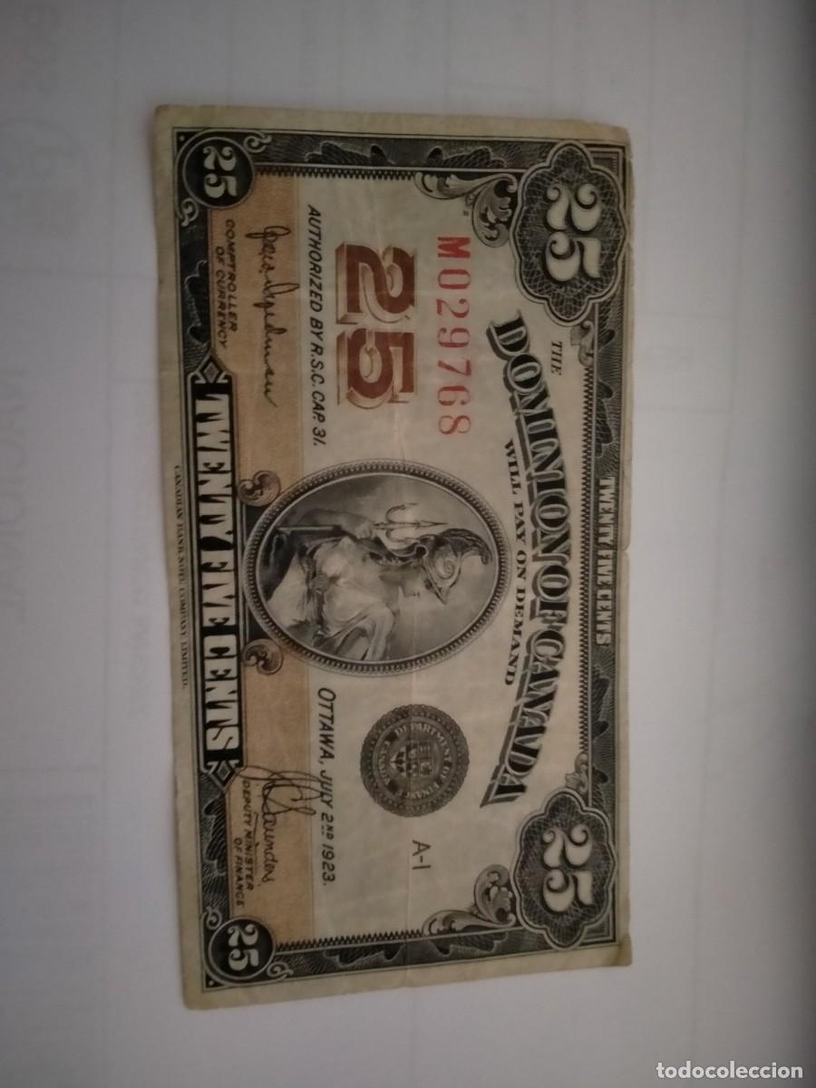 Billetes extranjeros: billete de canada 1923 - Foto 1