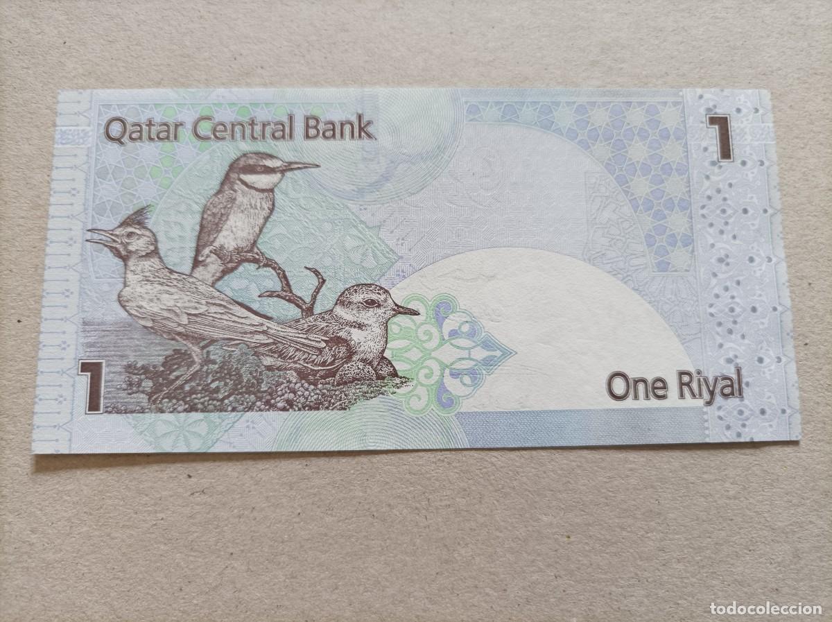 Billetes extranjeros: Billete de Qatar de 1 riyal, a&ntilde;o 2008, UNC - Foto 1