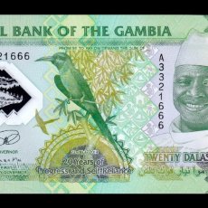 Billetes extranjeros: GAMBIA 20 DALASIS CONMEMORATIVO 2014 PICK 30 POLÍMERO SC UNC