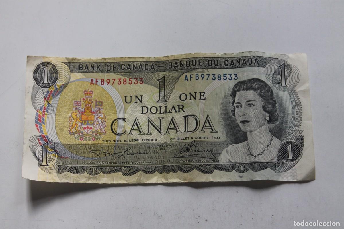 Billetes extranjeros: BILLETE UN DOLLAR CANADA 1973 - Foto 1