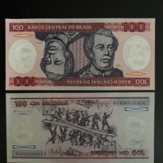 Billetes extranjeros: BILLETE DE BRASIL 100 CRUZEIROS DEL 1981 S/C