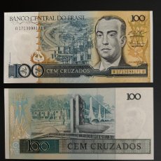 Billetes extranjeros: BILLETE DE BRASIL 100 CRUZADOS DEL 1986 S/C