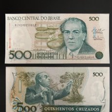 Billetes extranjeros: BILLETE DE BRASIL DE 500 CRUZADOS DEL AÑO 1986 S/C
