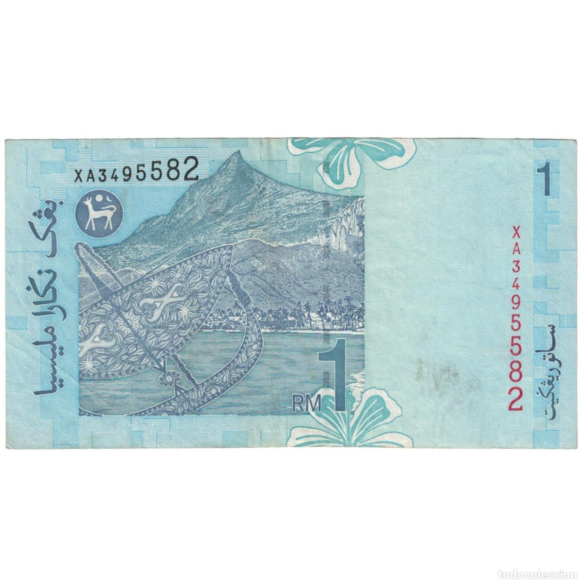 Billetes extranjeros: [#194612] Billete, 1 Ringgit, Malasia, KM:39a, BC+ - Foto 2