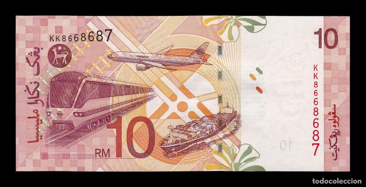 Billetes extranjeros: Malasia 10 Ringgit 2004 Pick 46 Sc Unc - Foto 2