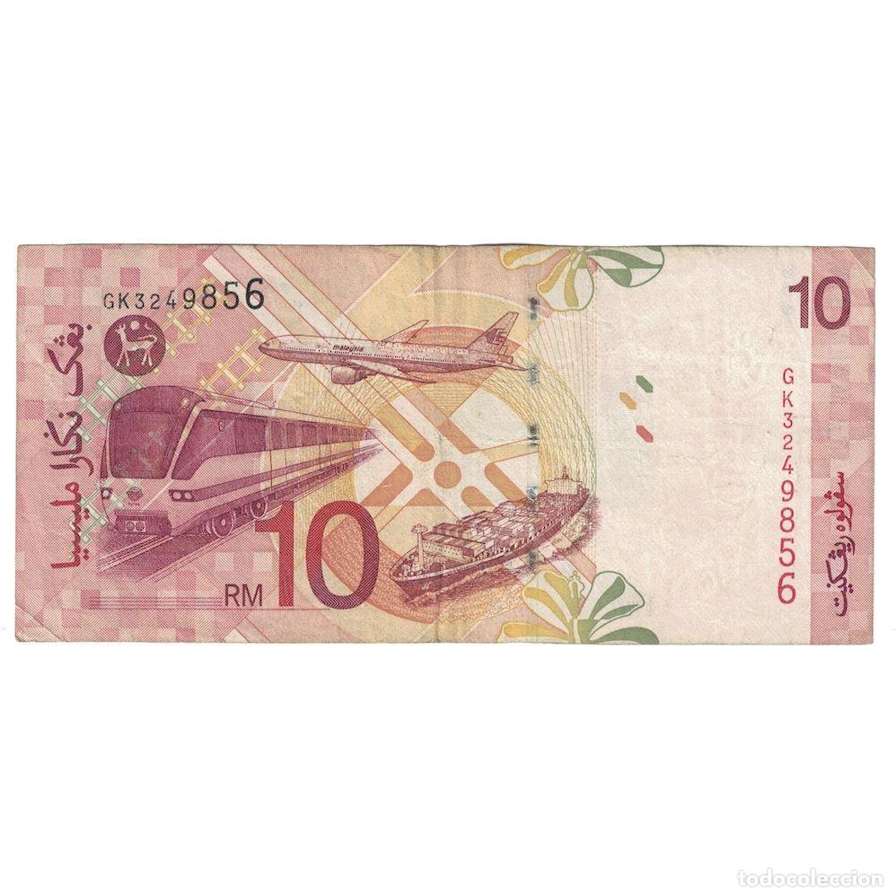 Billetes extranjeros: [#648652] Billete, 10 Ringgit, Undated (2001), Malasia, KM:42d, BC+ - Foto 2