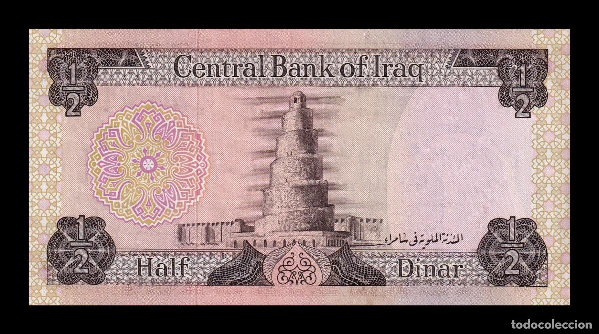 Billetes extranjeros: Irak 1/2 Dinar 1973 Pick 62b Sc Unc - Foto 2