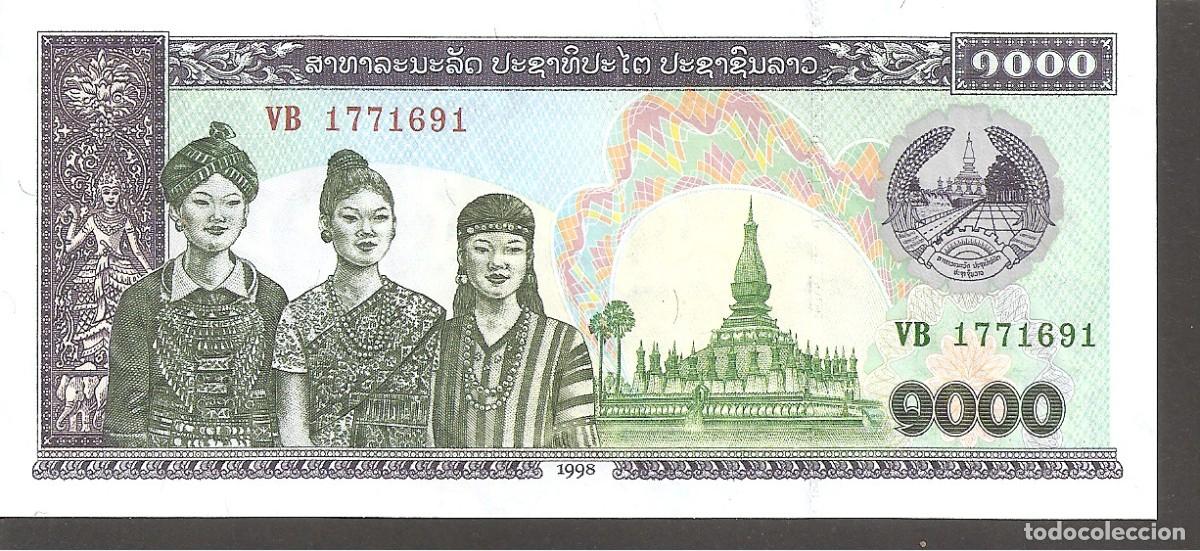 Billetes extranjeros: LAOS 1000 KIP 1998 SC / UNC - Foto 1