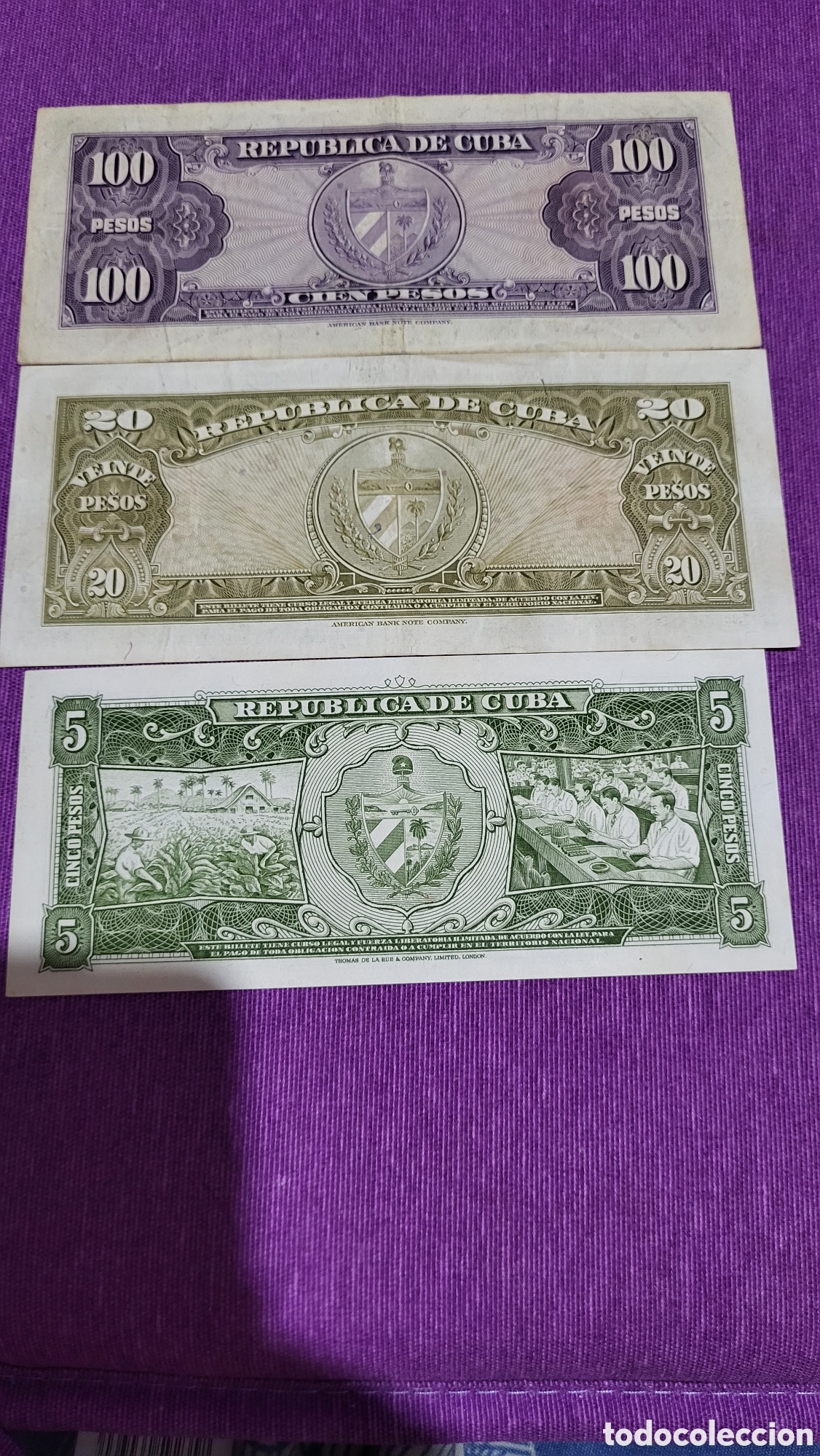 Billetes extranjeros: Billetes Cuba - Foto 2