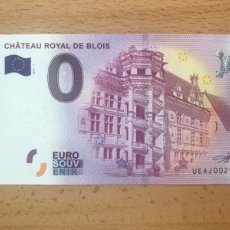 Billetes extranjeros: BILLETE DE BANCO 0 € CHATEAU ROYAL DE BLOIS (SOUVENIR)