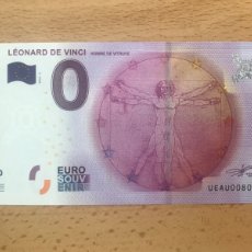 Billetes extranjeros: BILLETE DE BANCO 0 € LEONARD DE VINCI (SOUVENIR)