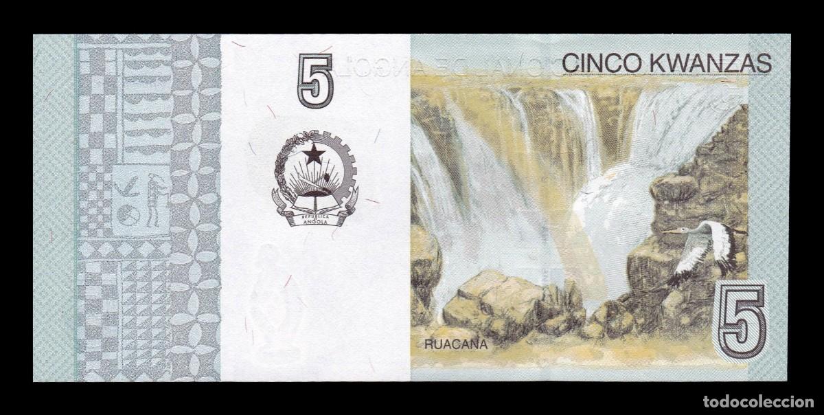 Billetes extranjeros: Angola 5 Kwanzas 2012 Pick 151A Sc Unc - Foto 2