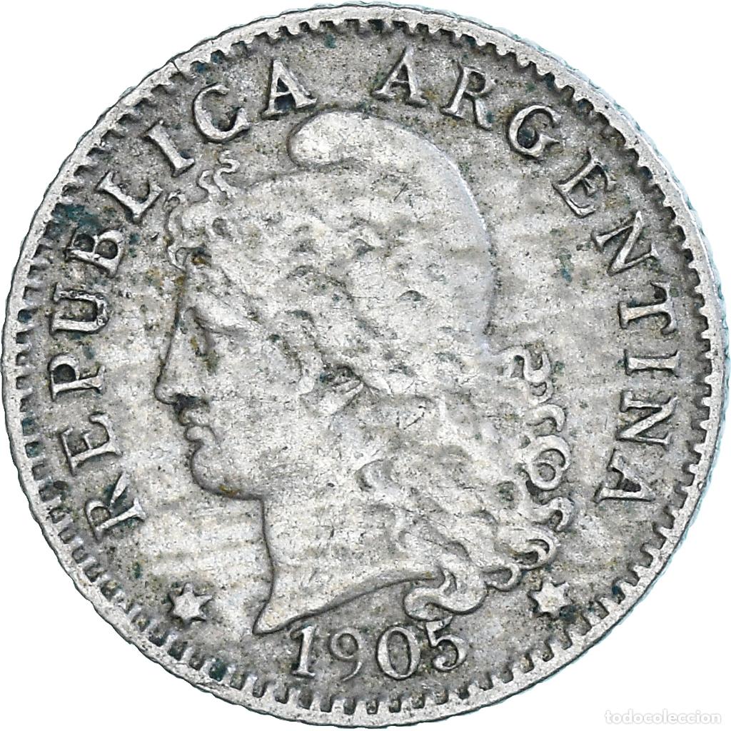 Billetes extranjeros: [#1356807] Moneda, 5 Centavos, 1905, Argentina - Foto 1
