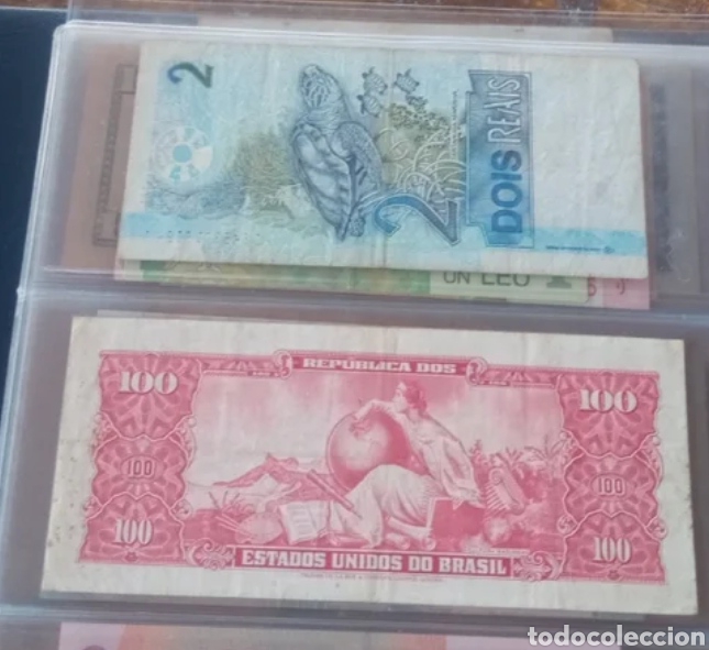 Billetes extranjeros: Lote billetes Brasil - Foto 2