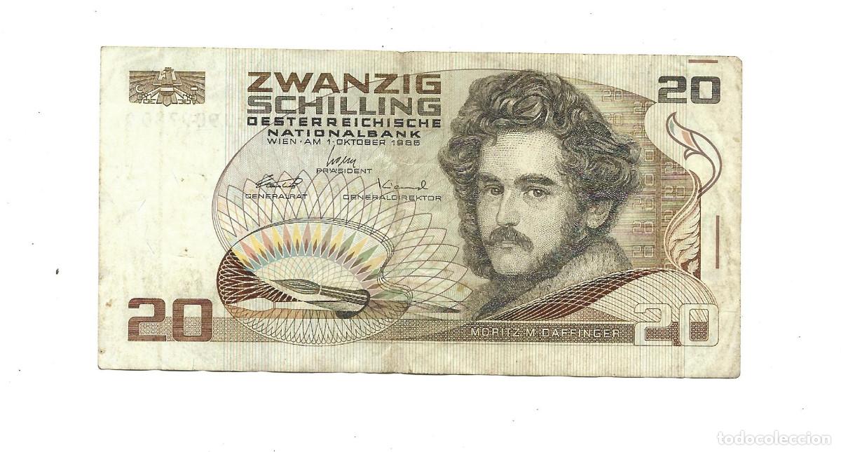 Billetes extranjeros: AUSTRIA-20 SCHILLING-1985 - Foto 1