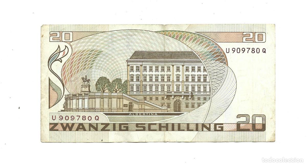 Billetes extranjeros: AUSTRIA-20 SCHILLING-1985 - Foto 2