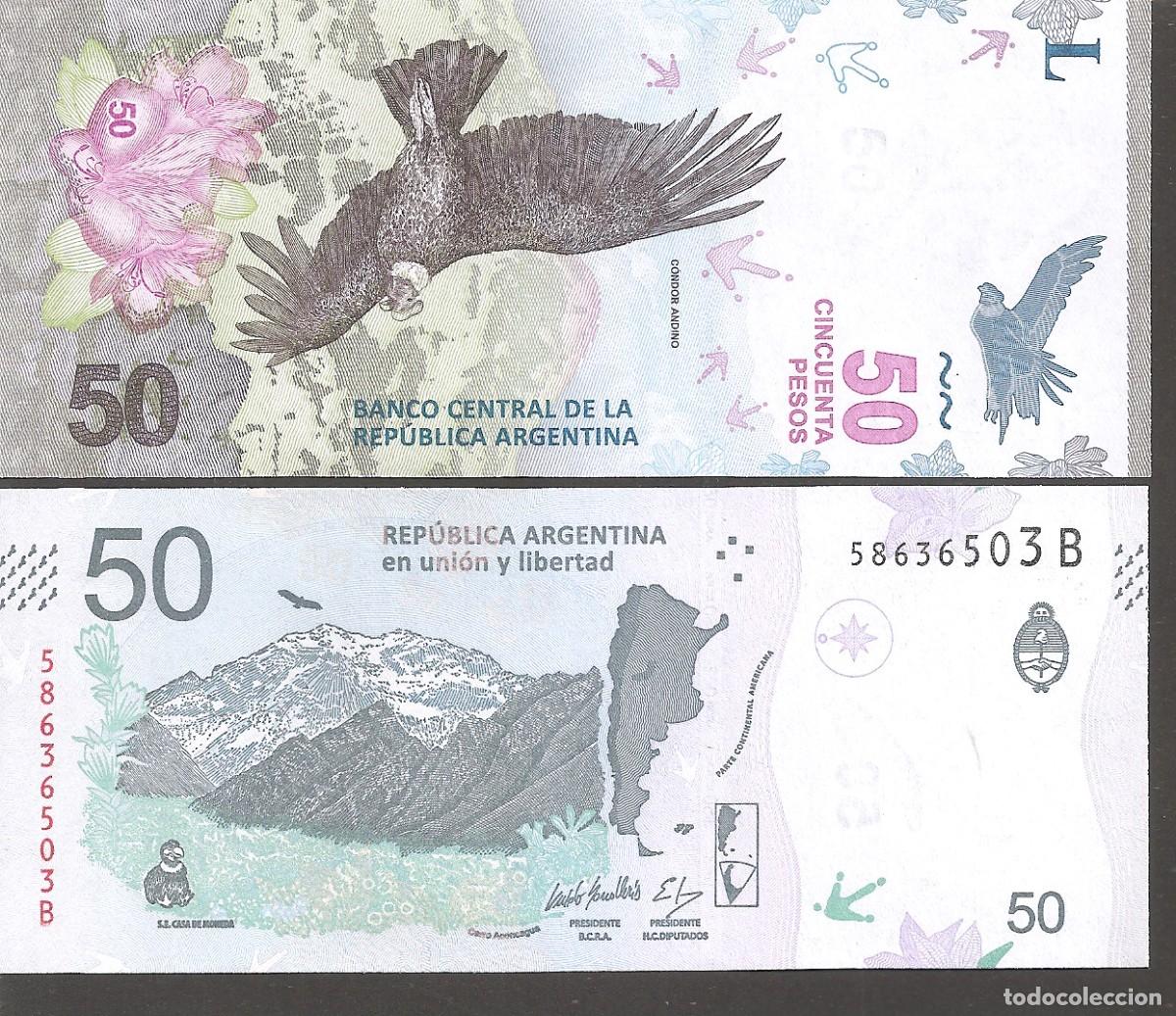 Billetes extranjeros: ARGENTINA 50 PESOS 2020 SC - Foto 1