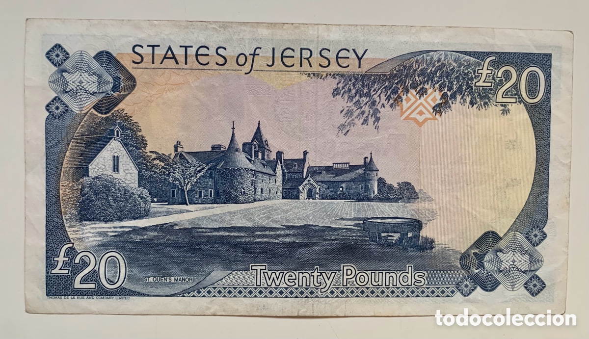 Billetes extranjeros: Billete JERSEY 20 Libras (2000) Pounds - Foto 2