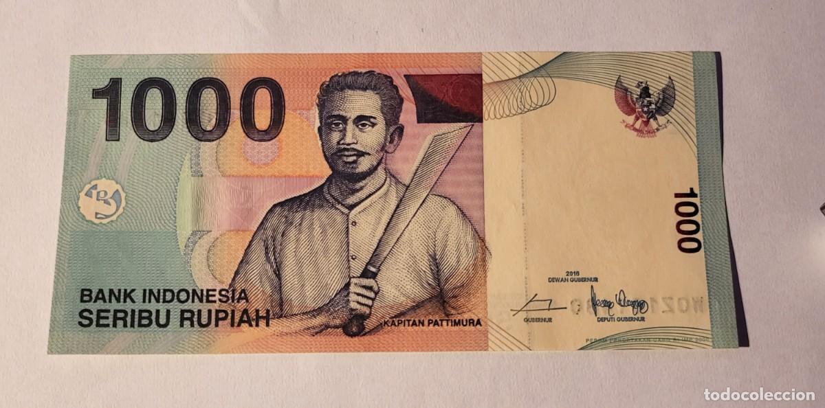 Billetes extranjeros: BILLETE DE INDONESIA. A&Ntilde;O 2012. 1000 RUPIAHS - Foto 1