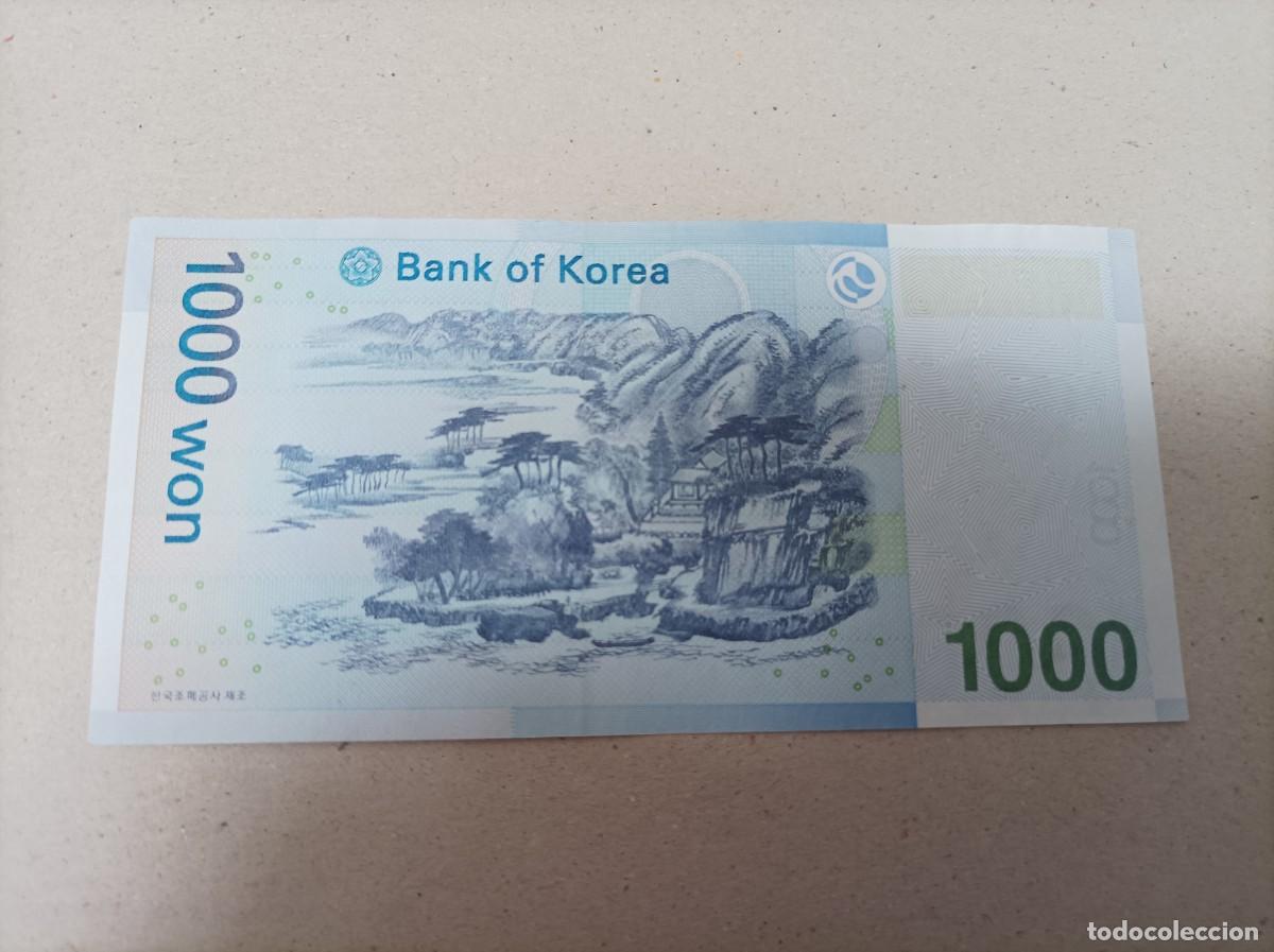 Billetes extranjeros: Billete de Corea del norte de 1000 won, aUNC - Foto 2