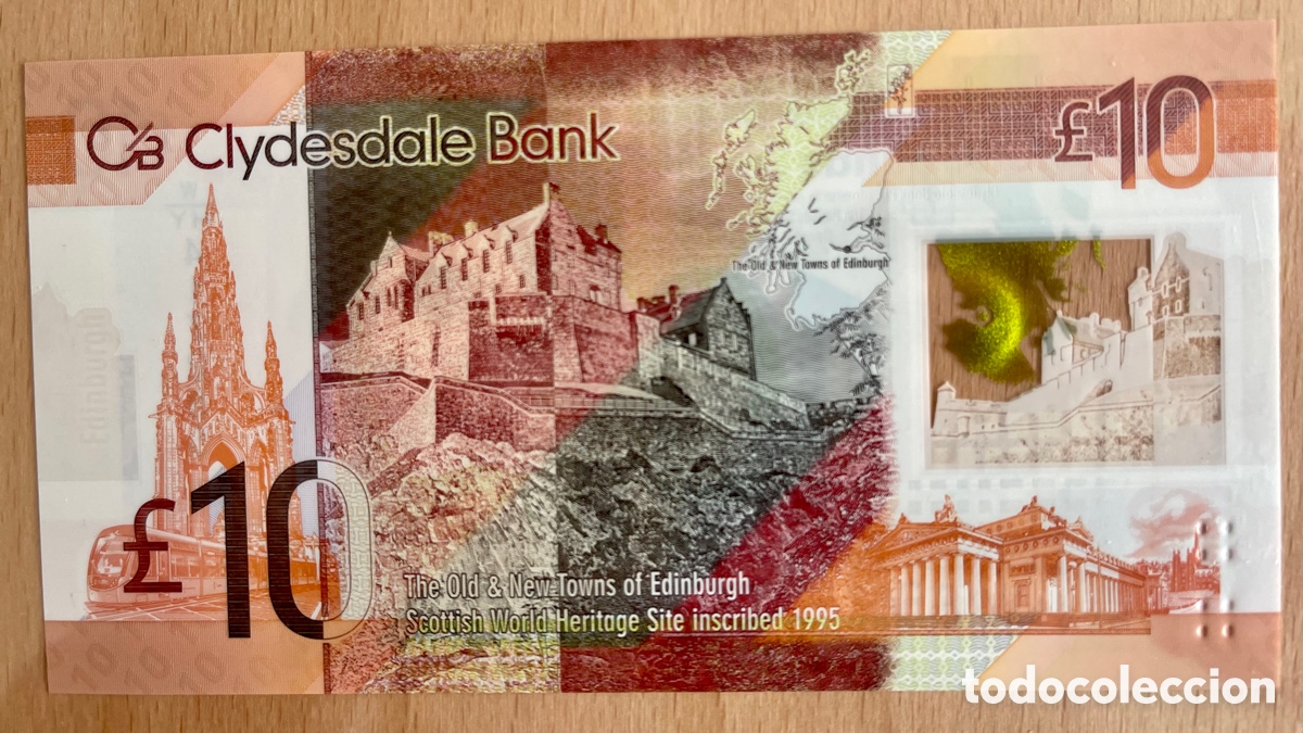Billetes extranjeros: ESCOCIA , 10 POUNDS, 2017. SC - Foto 4